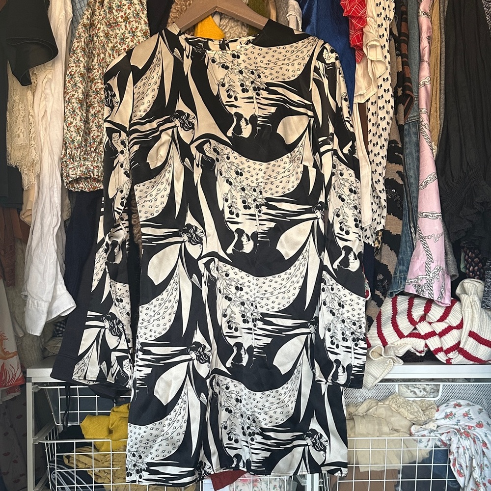 Reformation Bernadette Silk Dress